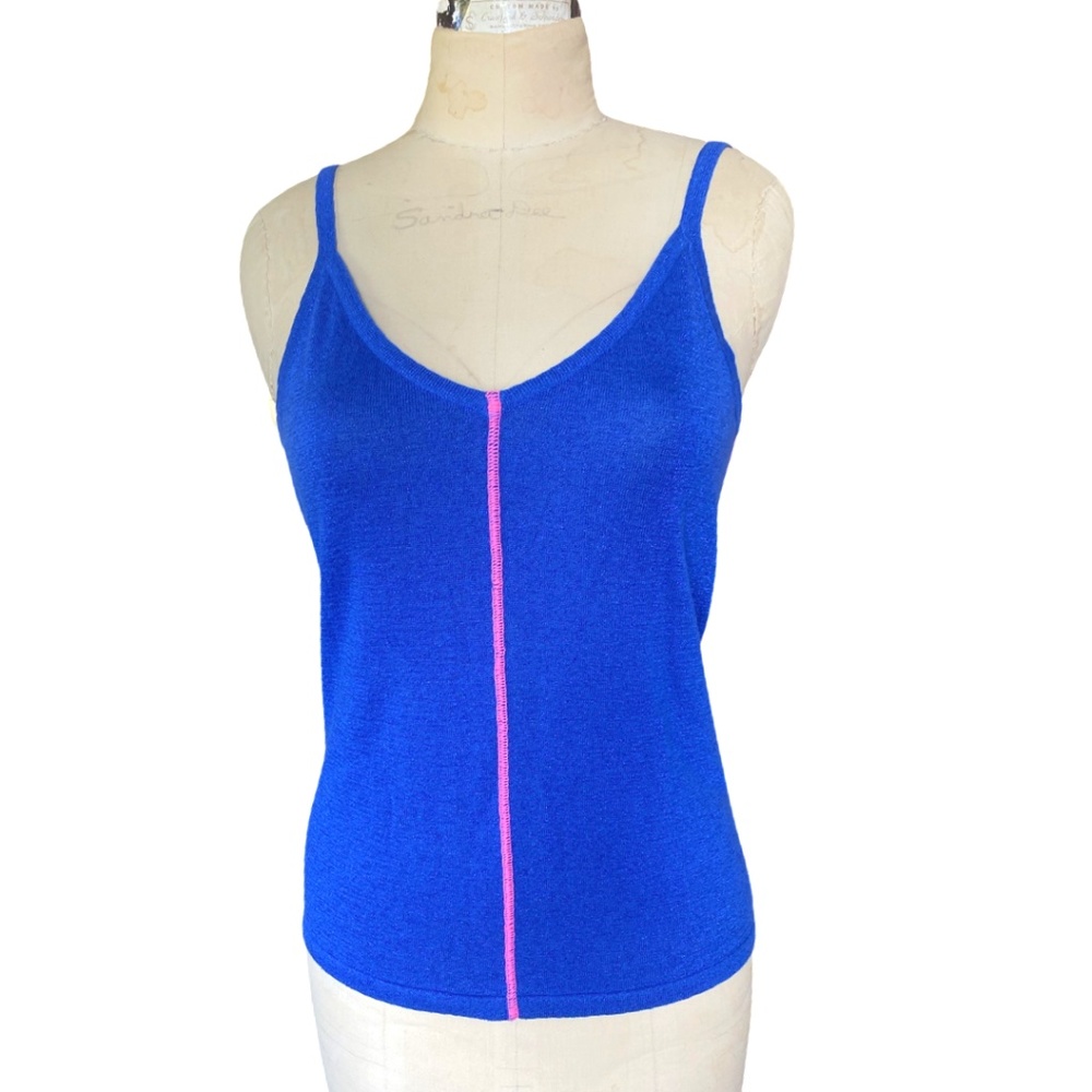 Replica Los Angeles Electric Blue Lurex Cami